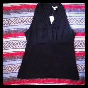 Little Black Top, Banana Republic, Tags On